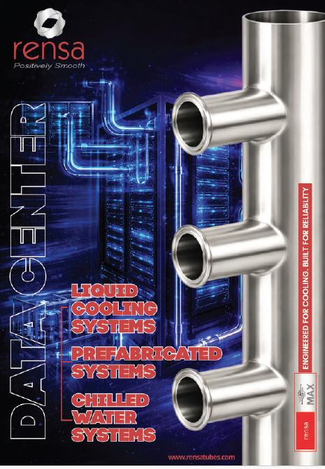 Rensa data-centre cooling tubes, fittings and manifolds