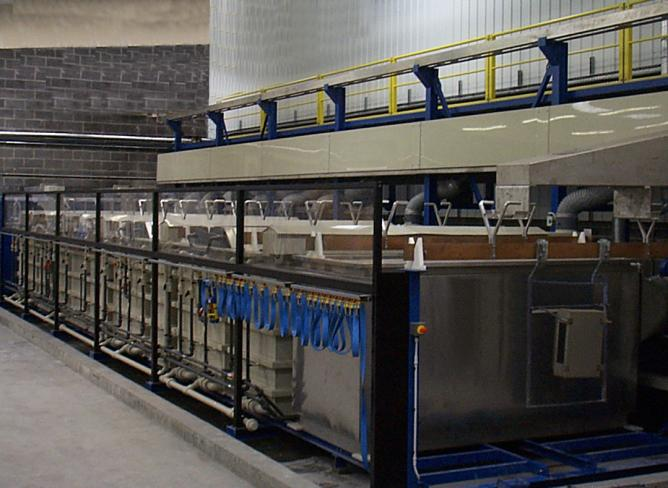 Automatic electropolishing machine